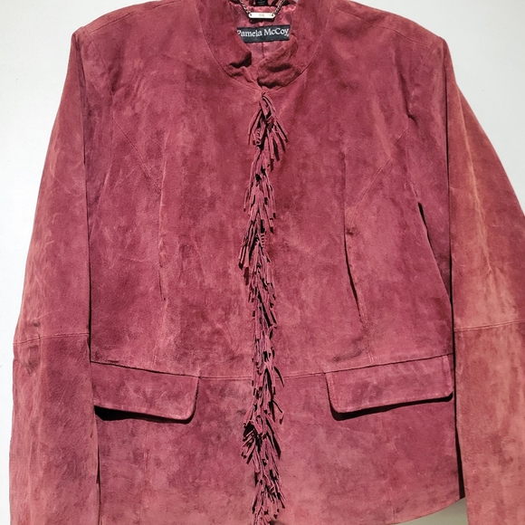 Pamela McCoy Suede Blazer - Picture 3 of 11